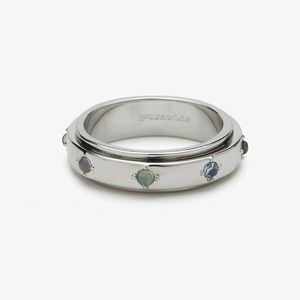 Pura Vida Fidget Ring, Silver, Size 10